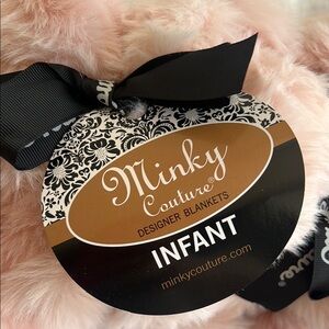 Minky Couture Pink Infant Blanket
